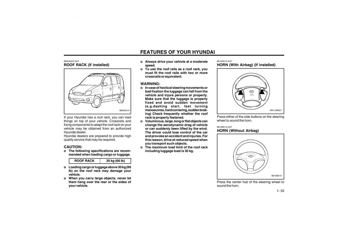 Bedienungsanleitung Hyundai Atos owners manual / page 41