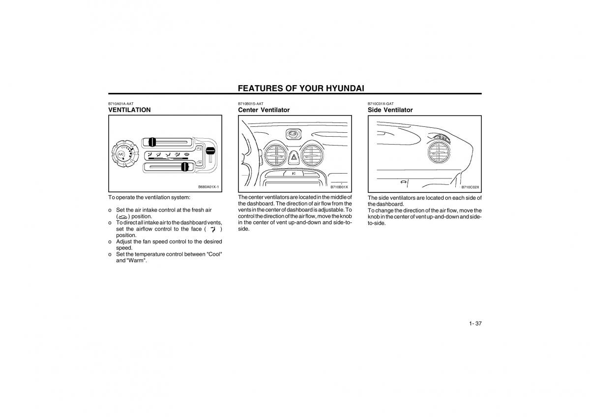 Bedienungsanleitung Hyundai Atos owners manual / page 45