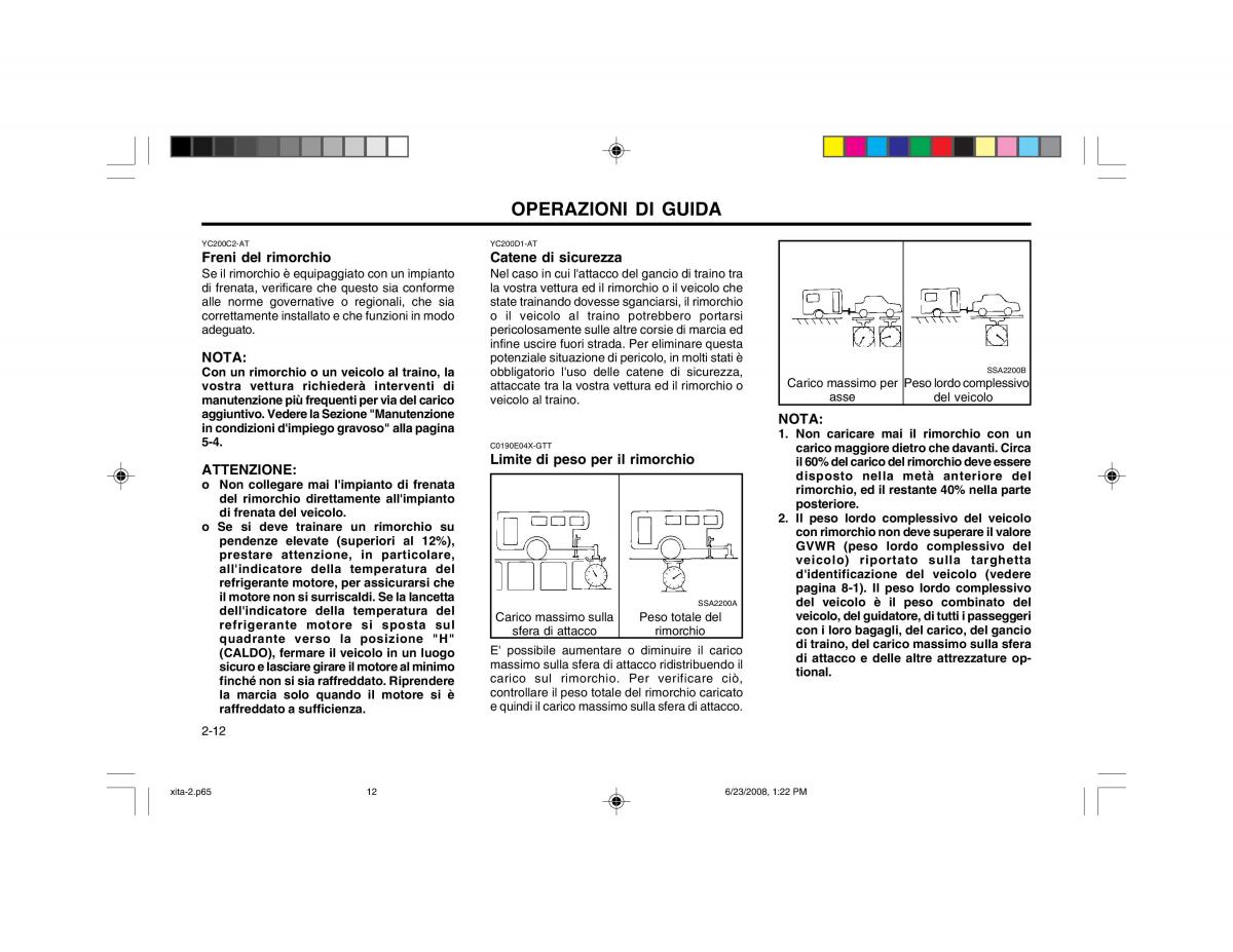 Hyundai Atos manuale del proprietario / page 62