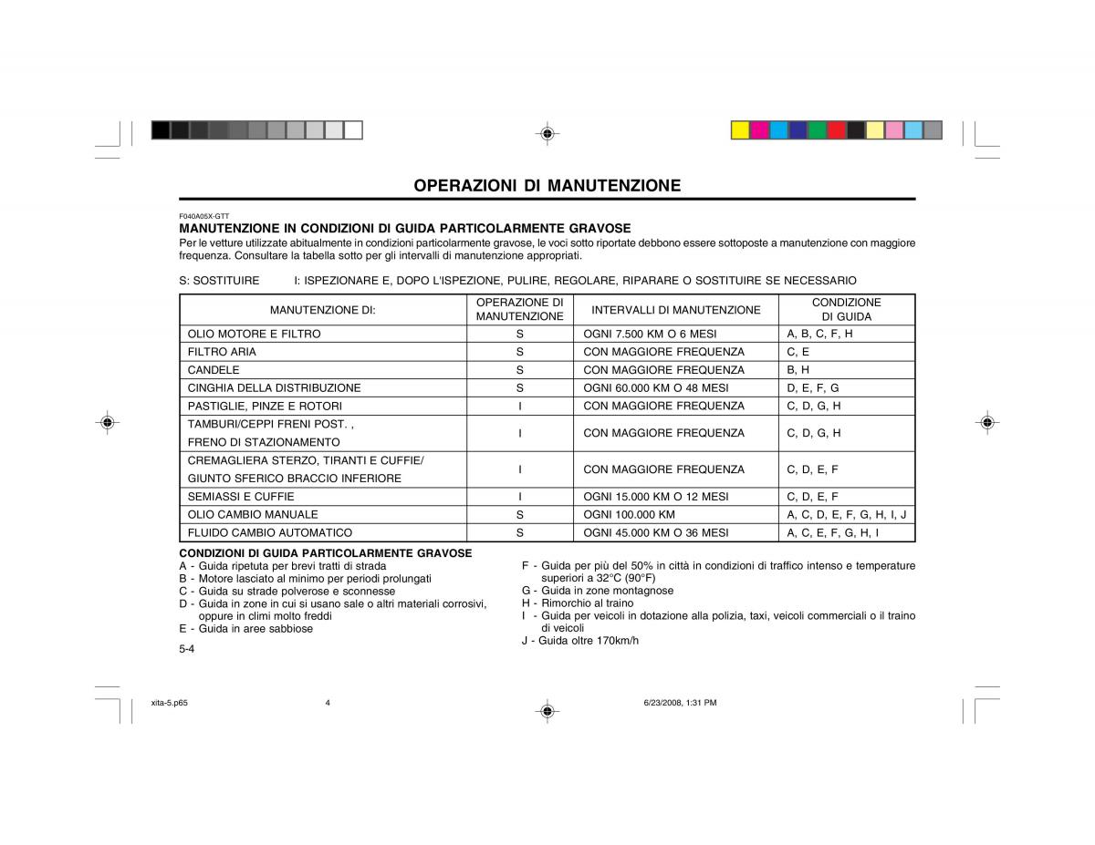 Hyundai Atos manuale del proprietario / page 78