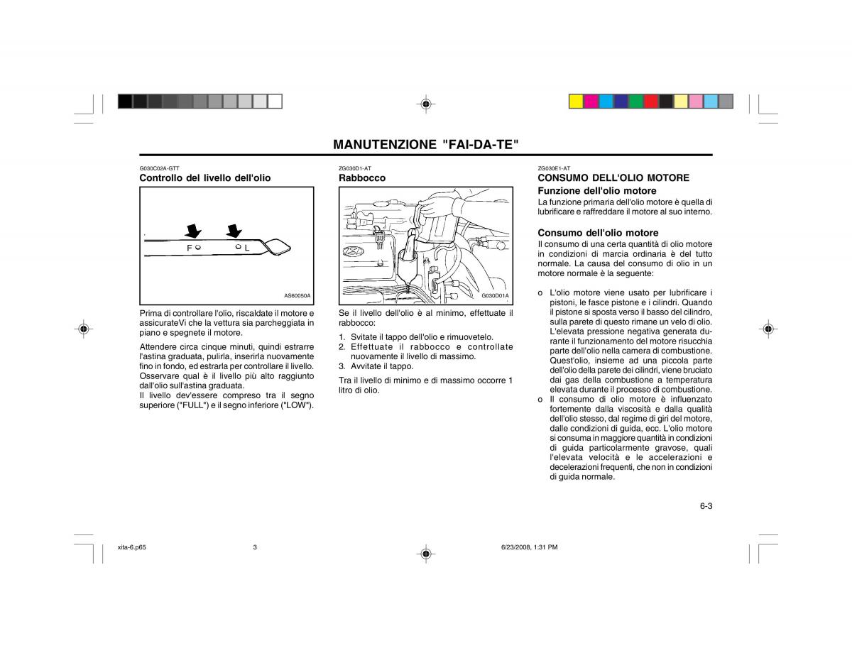 Hyundai Atos manuale del proprietario / page 84