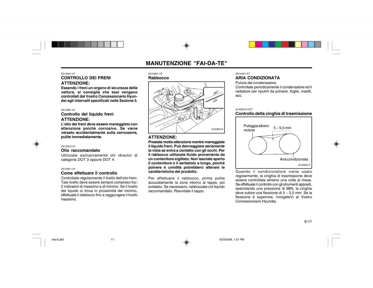 Hyundai Atos manuale del proprietario / page 92