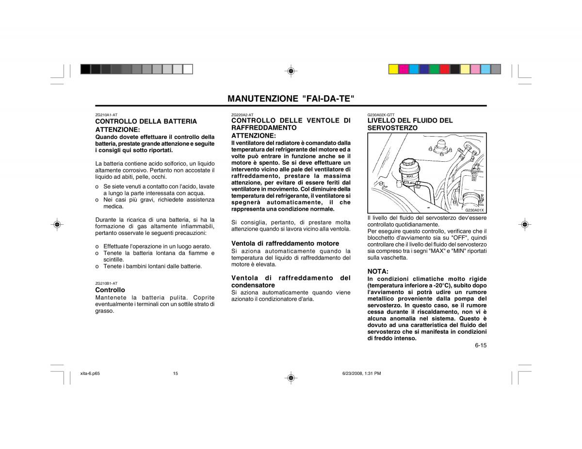 Hyundai Atos manuale del proprietario / page 96