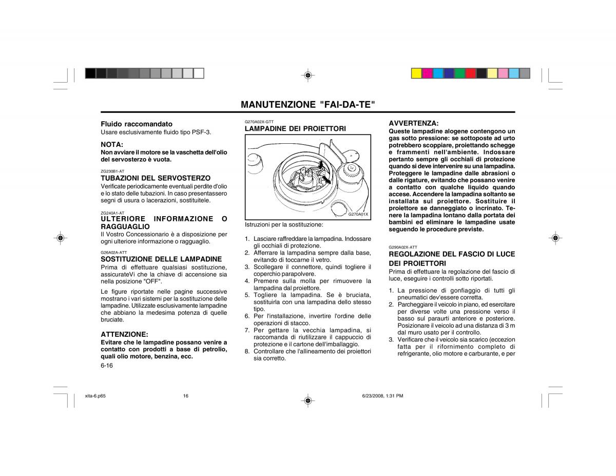 Hyundai Atos manuale del proprietario / page 97