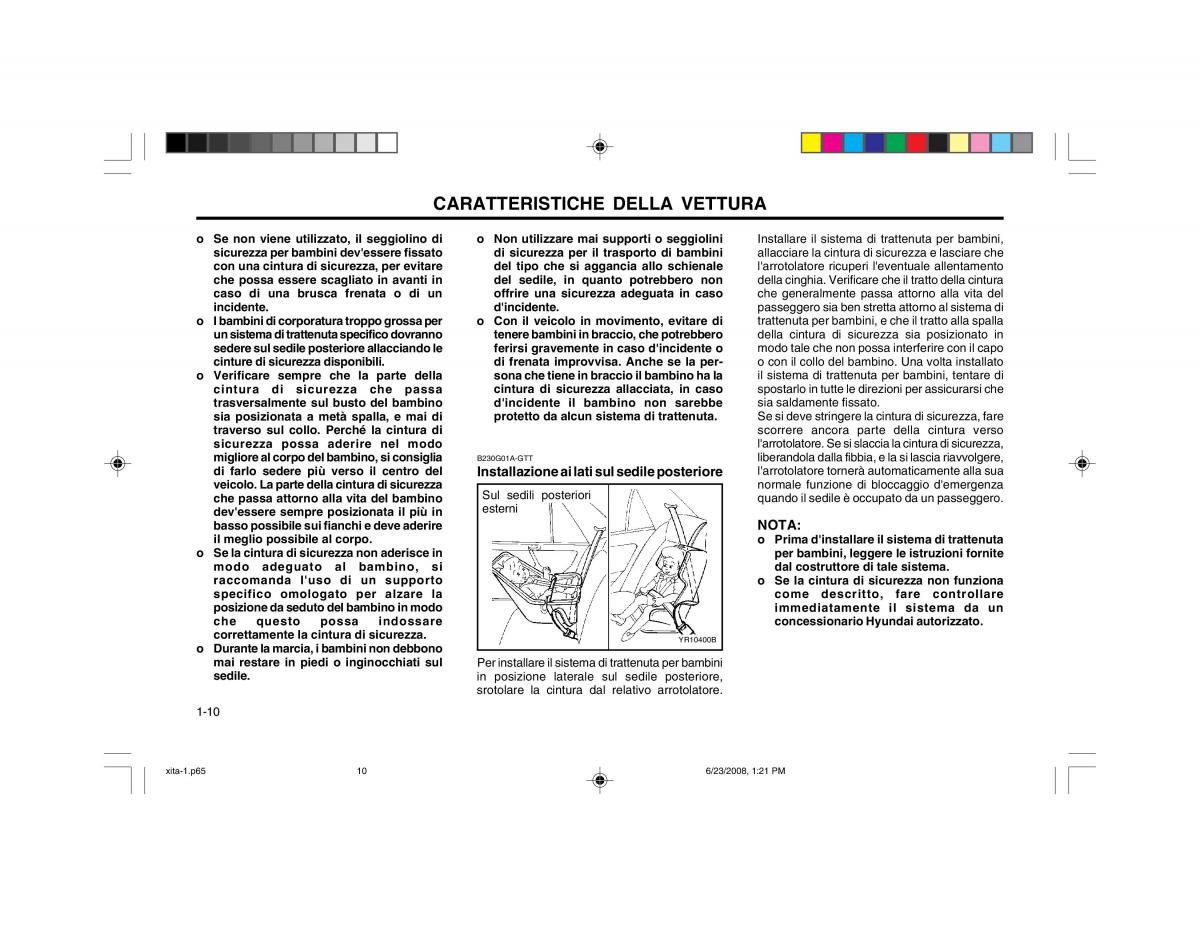 Hyundai Atos manuale del proprietario / page 18