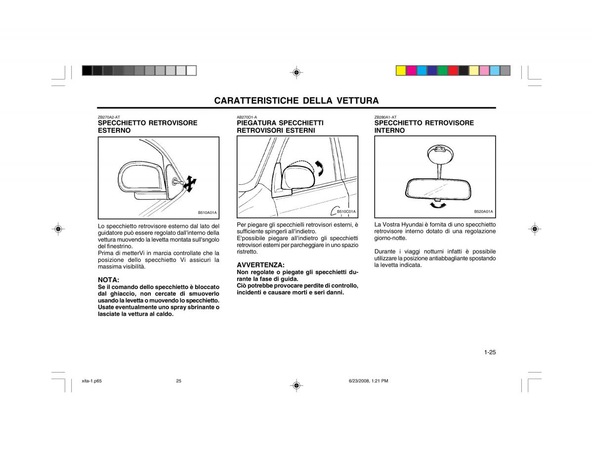 Hyundai Atos manuale del proprietario / page 33