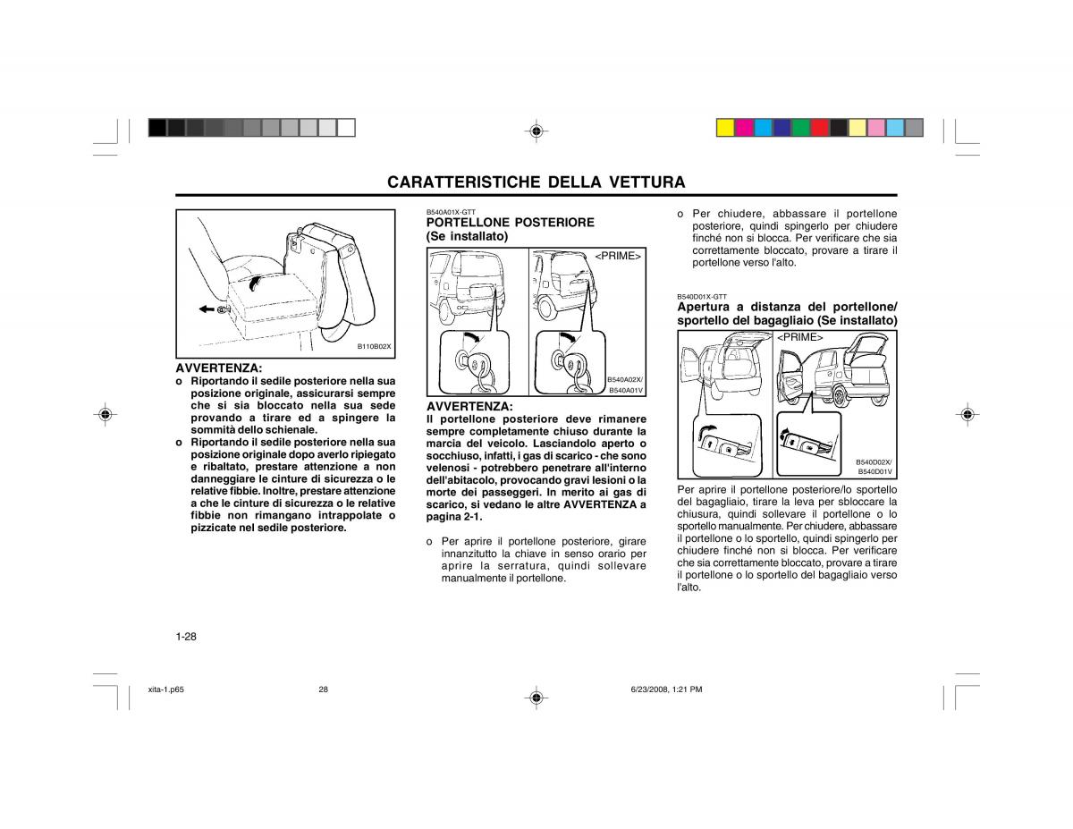 Hyundai Atos manuale del proprietario / page 36