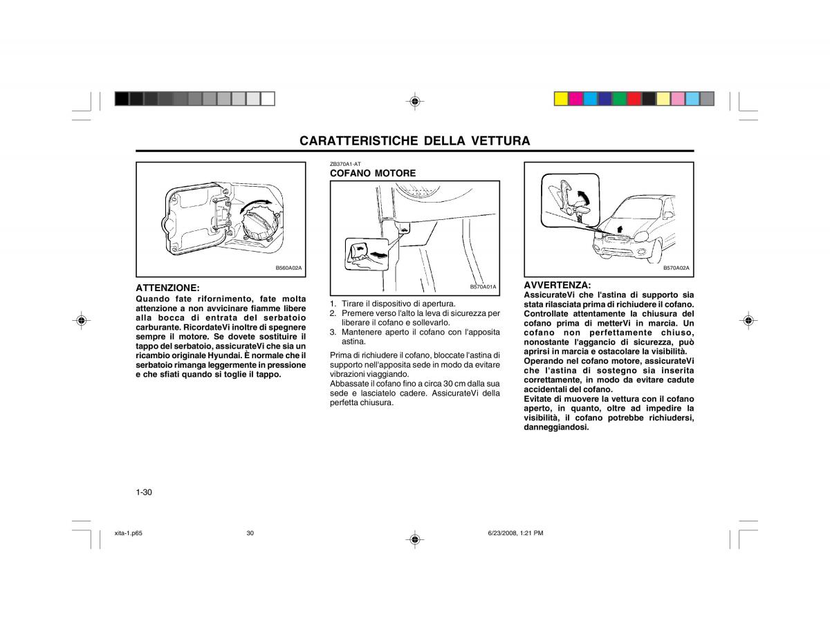 Hyundai Atos manuale del proprietario / page 38