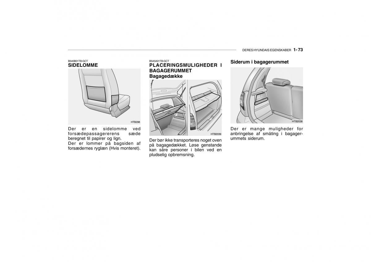 Hyundai Getz Bilens instruktionsbog / page 82