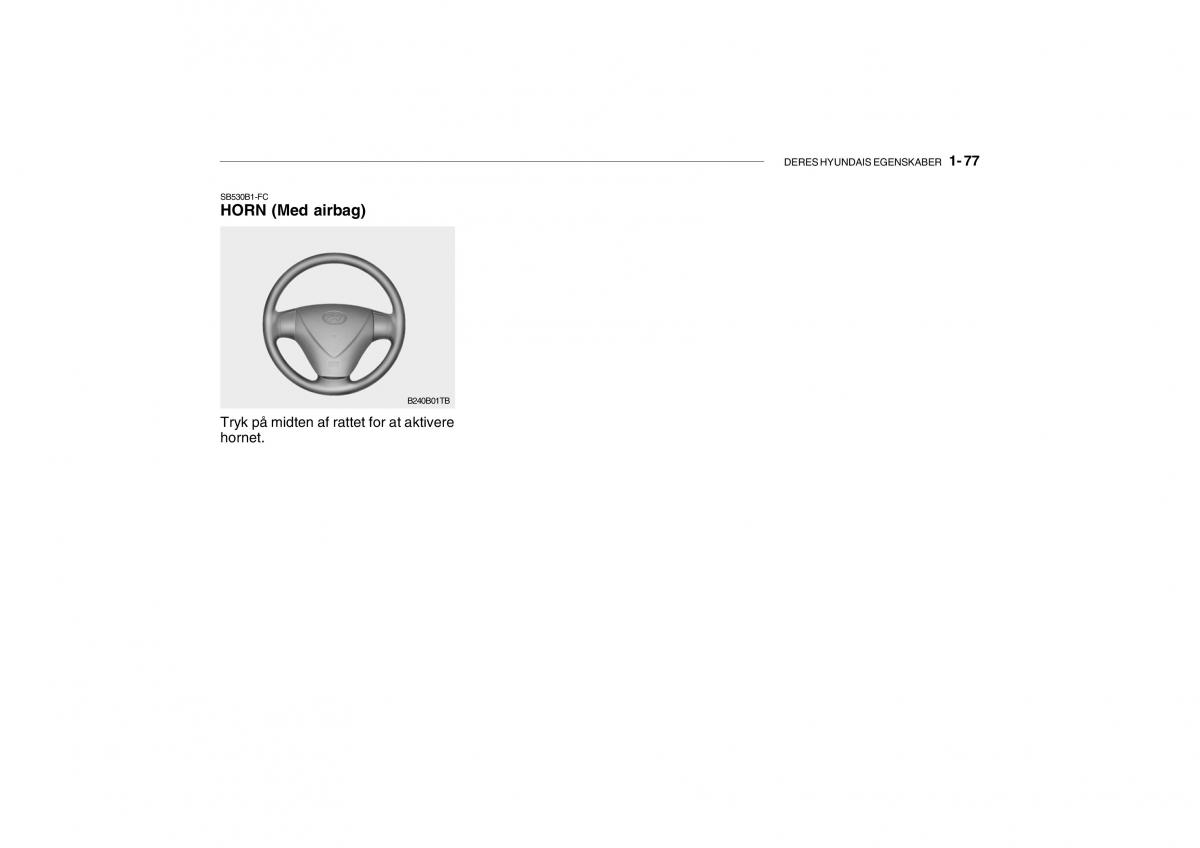 Hyundai Getz Bilens instruktionsbog / page 86