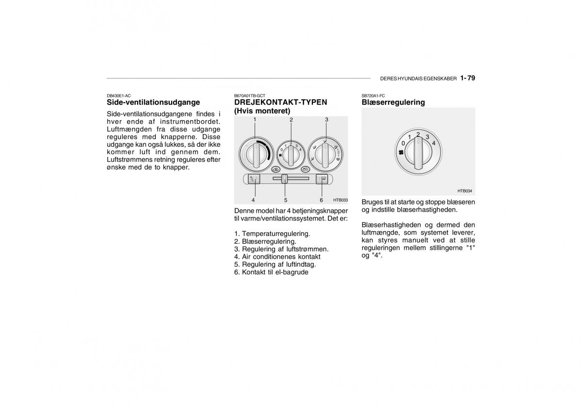 Hyundai Getz Bilens instruktionsbog / page 88