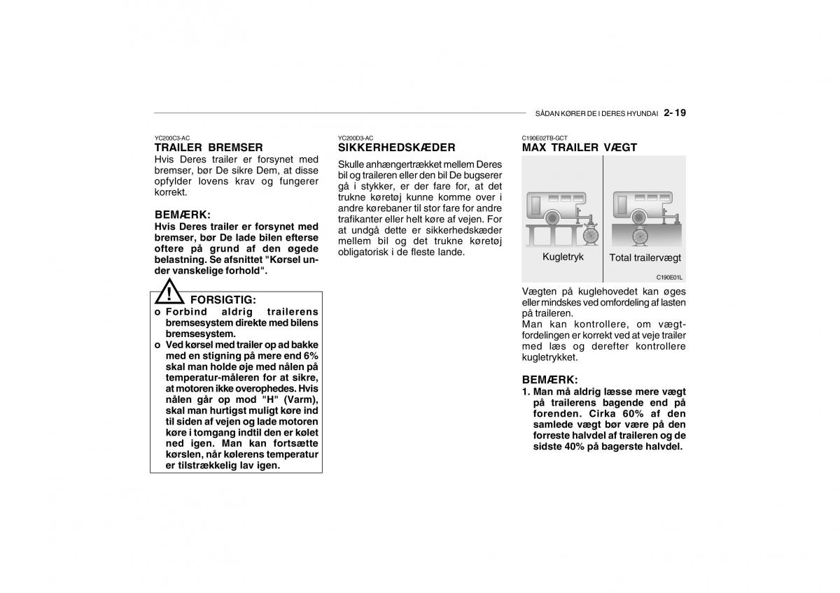 Hyundai Getz Bilens instruktionsbog / page 120