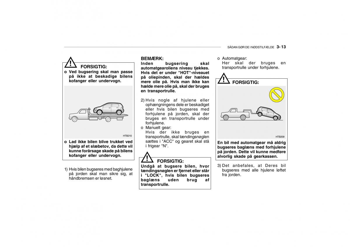 Hyundai Getz Bilens instruktionsbog / page 136