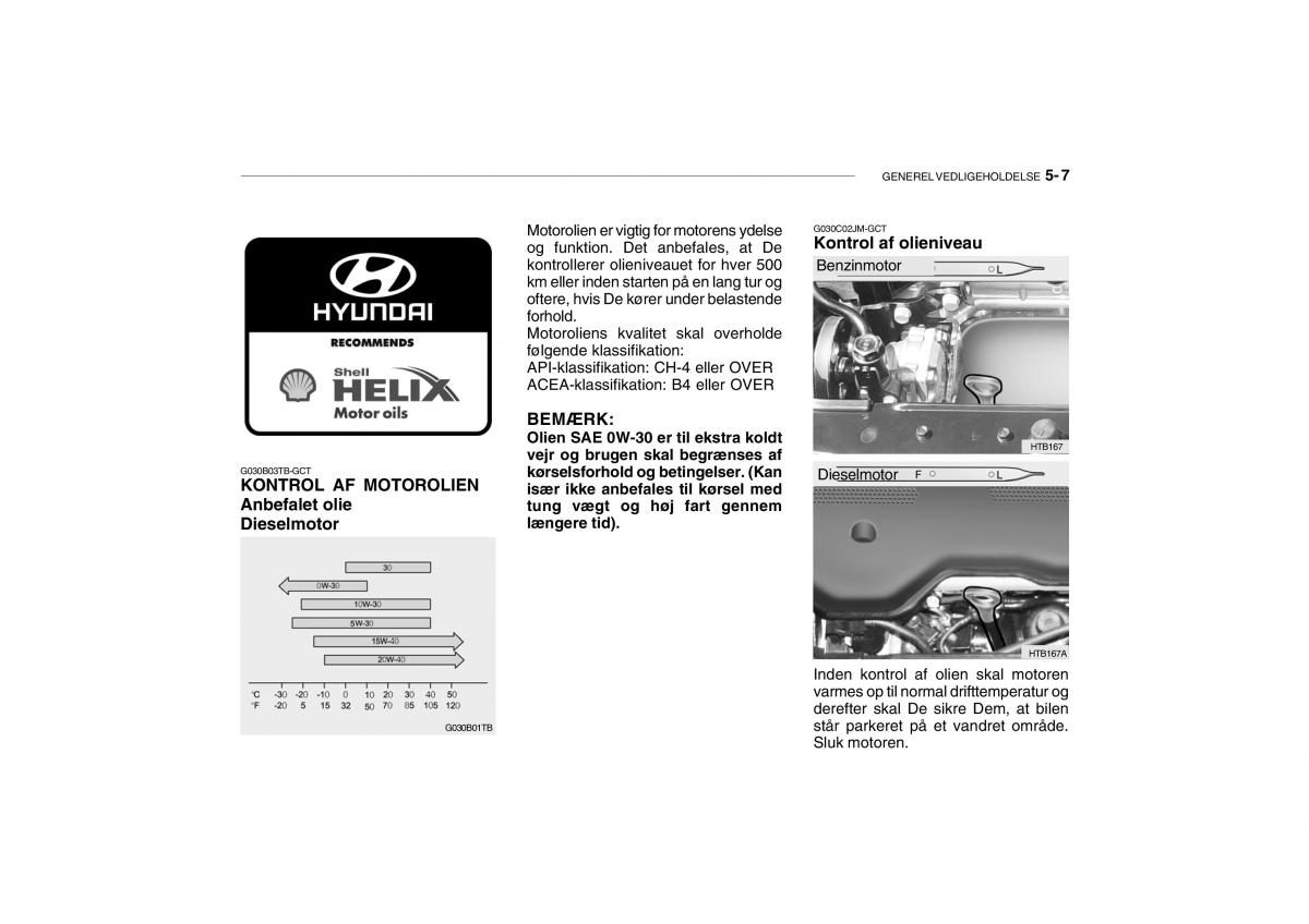 Hyundai Getz Bilens instruktionsbog / page 150