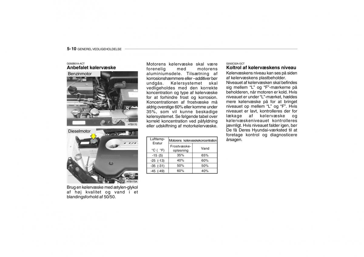 Hyundai Getz Bilens instruktionsbog / page 153