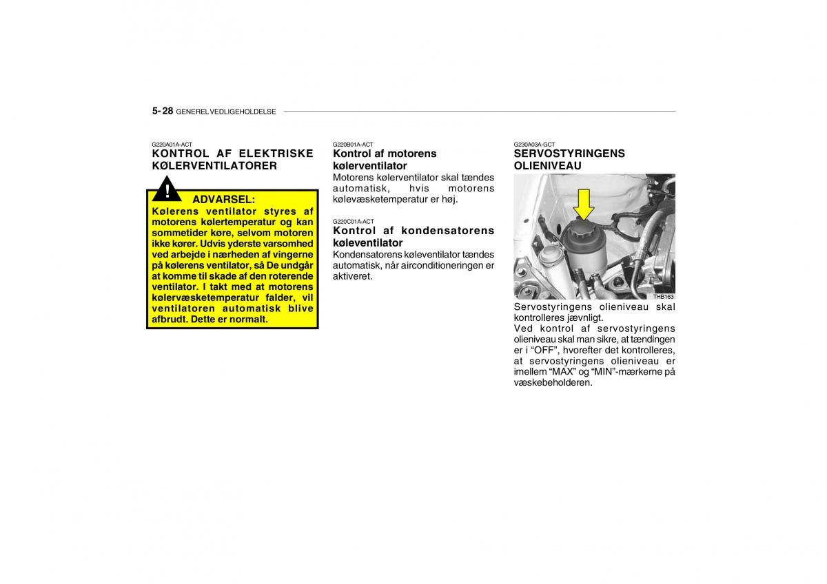 Hyundai Getz Bilens instruktionsbog / page 171