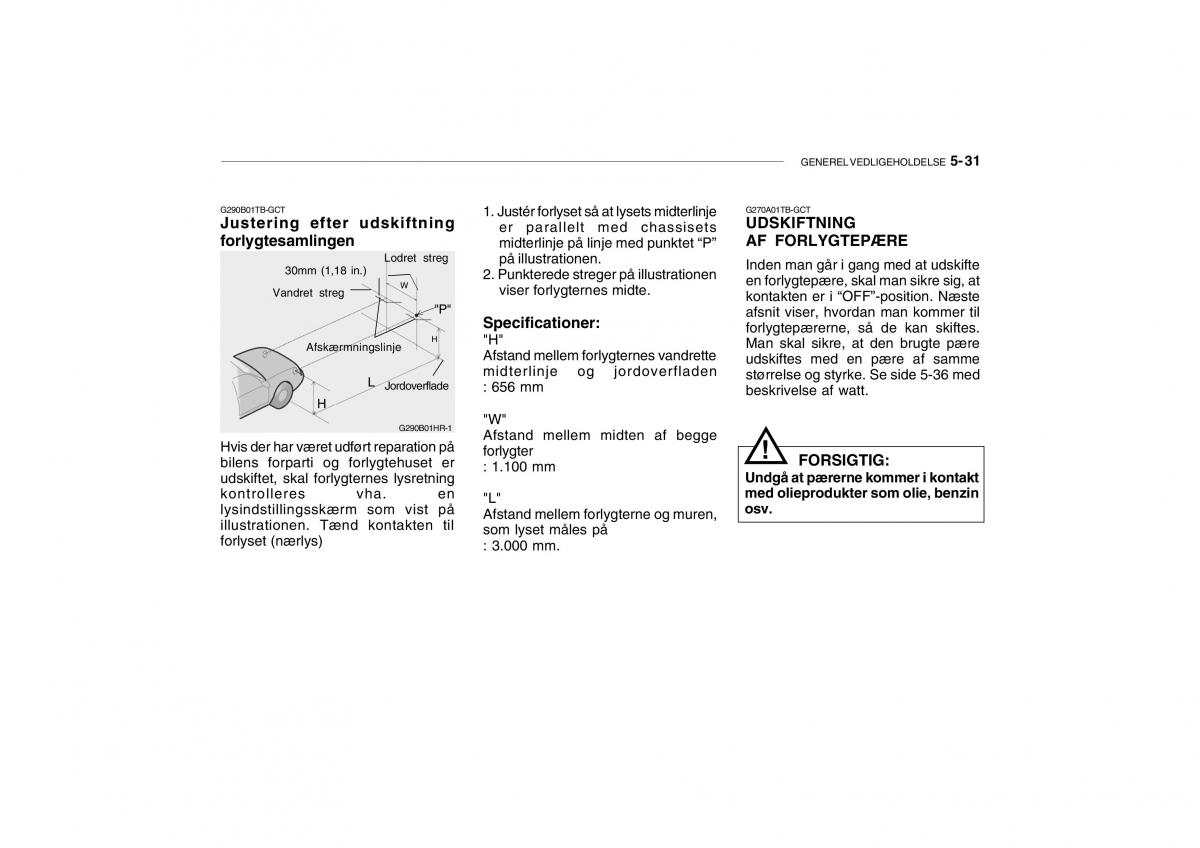 Hyundai Getz Bilens instruktionsbog / page 174