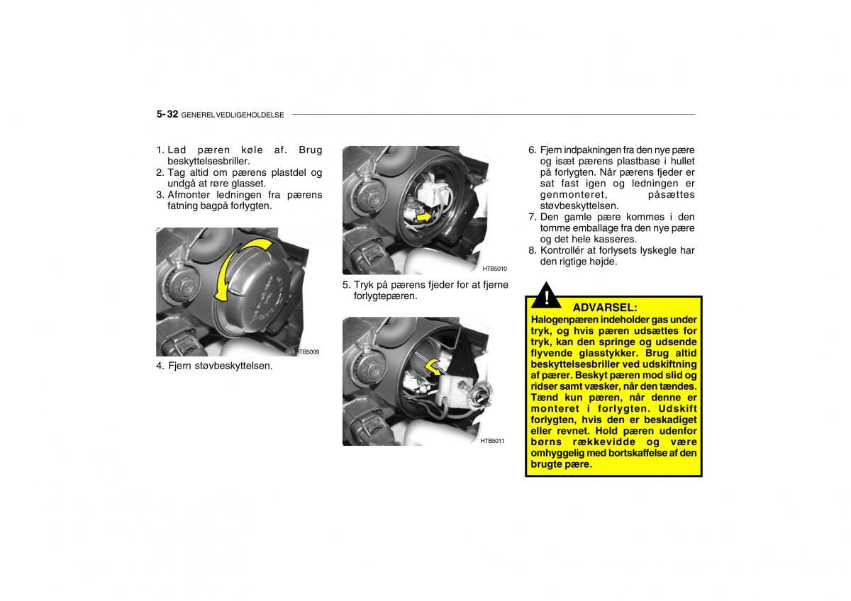 Hyundai Getz Bilens instruktionsbog / page 175