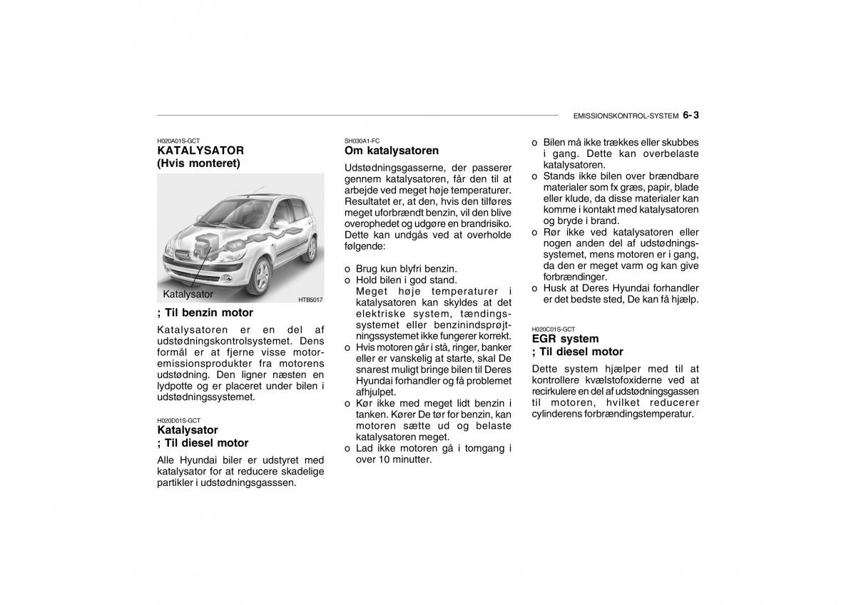 Hyundai Getz Bilens instruktionsbog / page 185