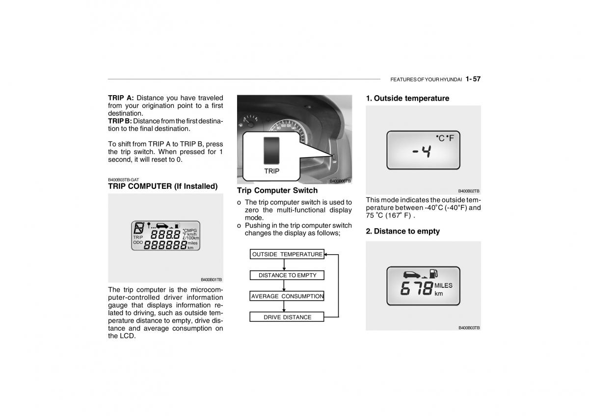 Hyundai Getz owners manual / page 69