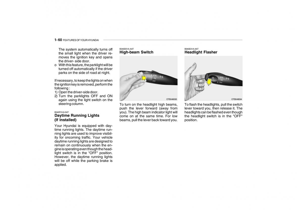 Hyundai Getz owners manual / page 72