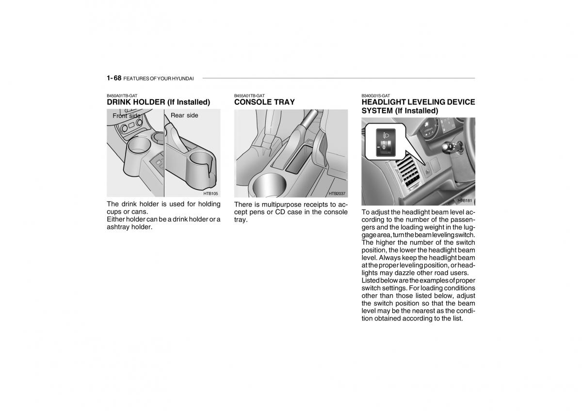 Hyundai Getz owners manual / page 80