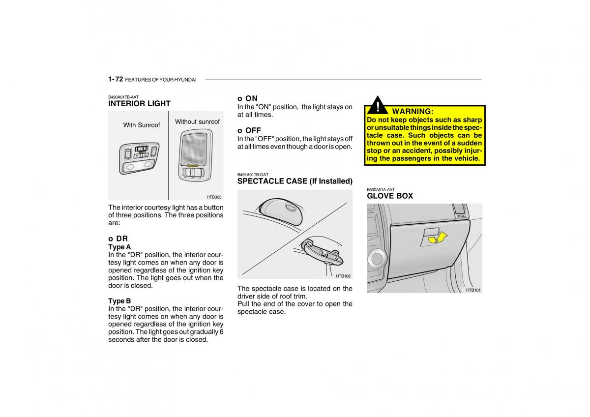 Hyundai Getz owners manual / page 84