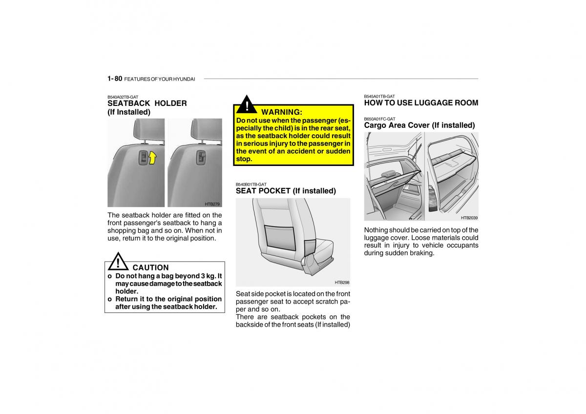 Hyundai Getz owners manual / page 92