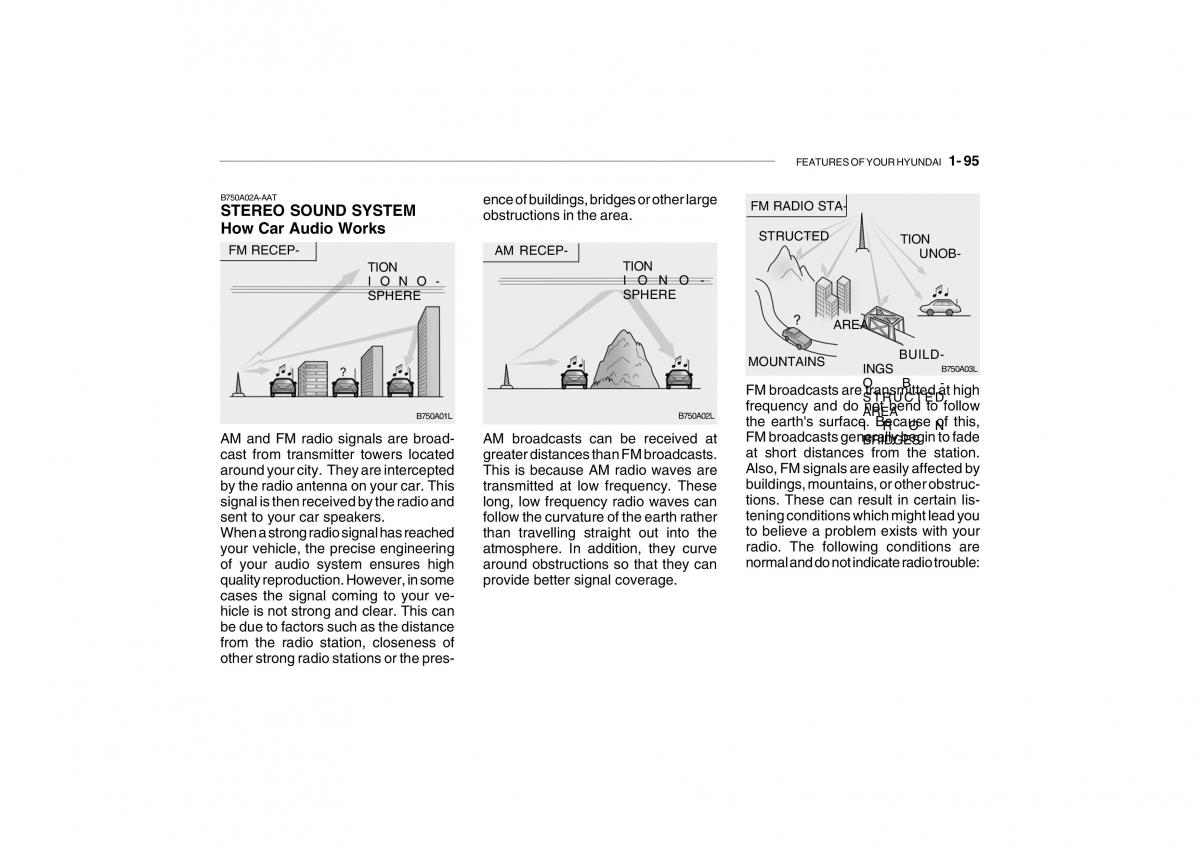 Hyundai Getz owners manual / page 107