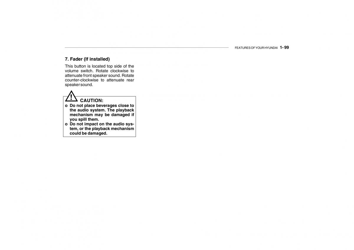 Hyundai Getz owners manual / page 111