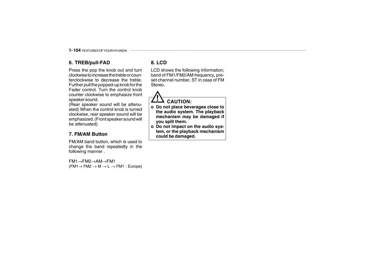 Hyundai Getz owners manual / page 116