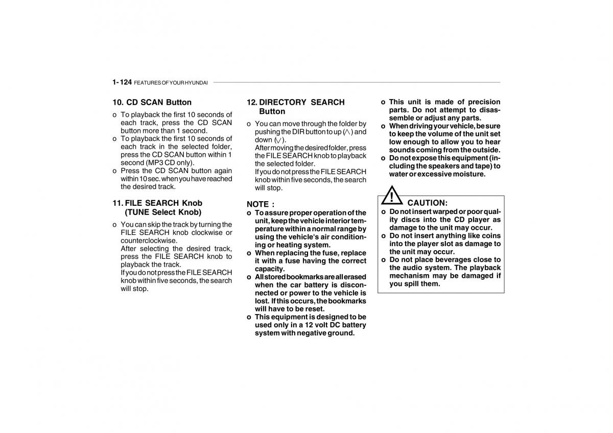 Hyundai Getz owners manual / page 136