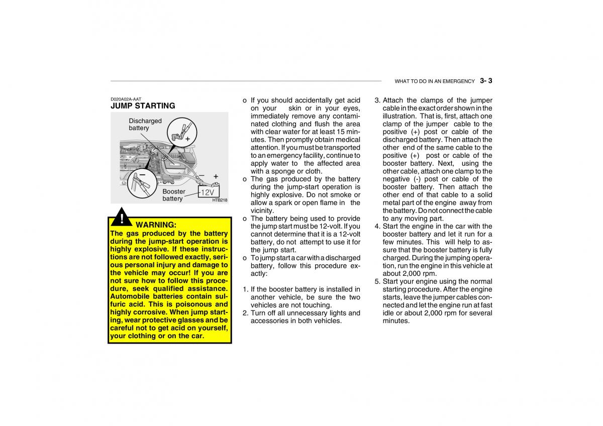 Hyundai Getz owners manual / page 166