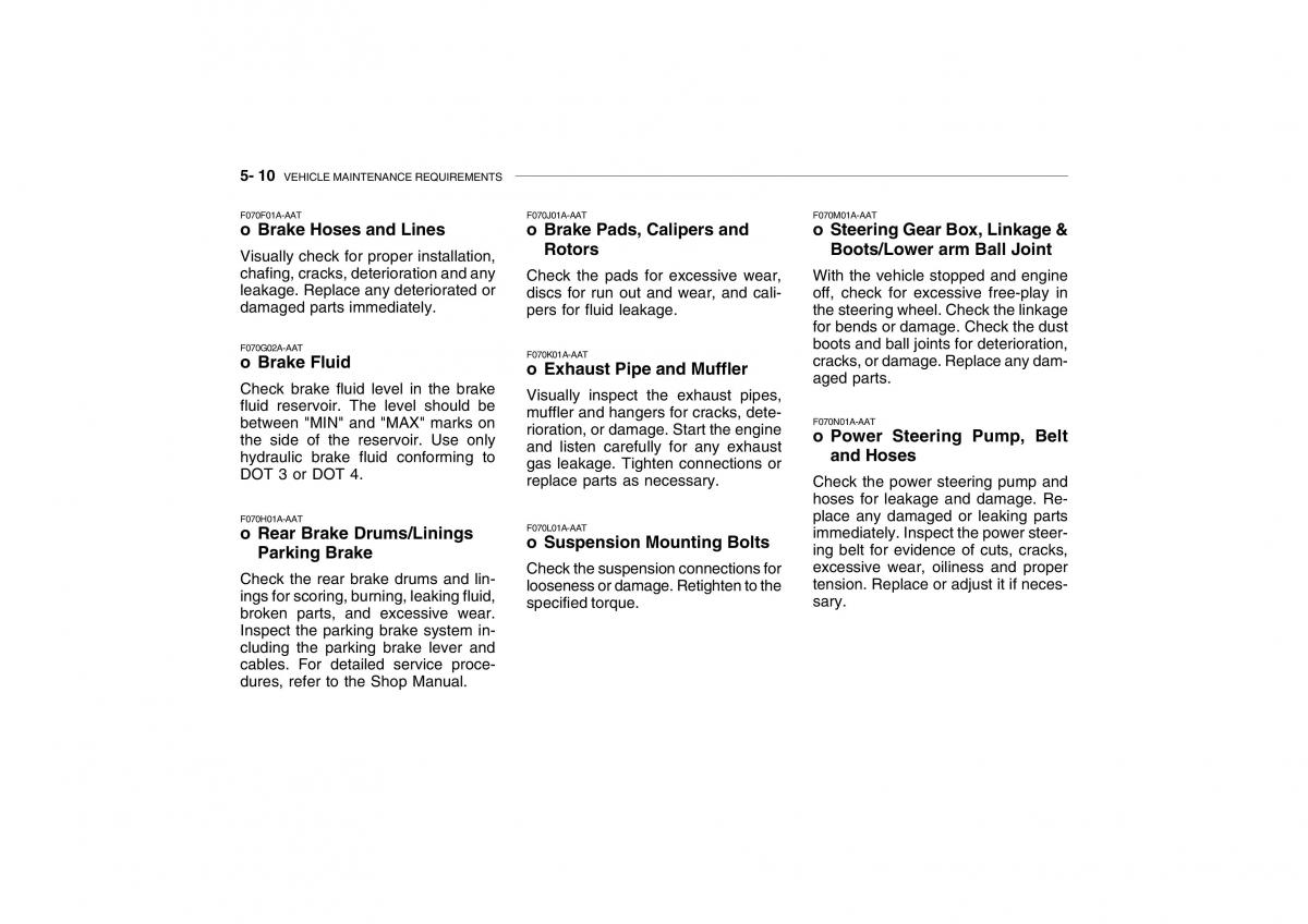 Hyundai Getz owners manual / page 194