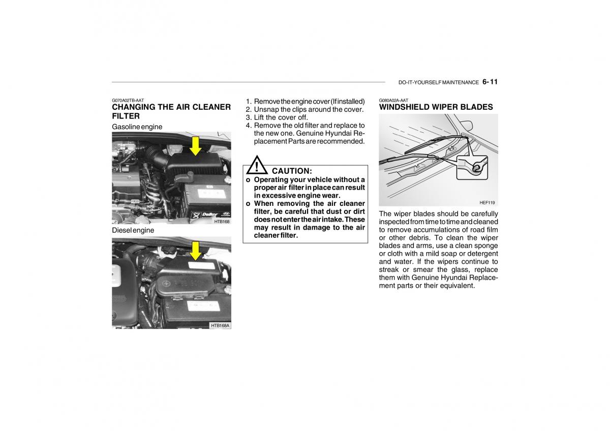 Hyundai Getz owners manual / page 206