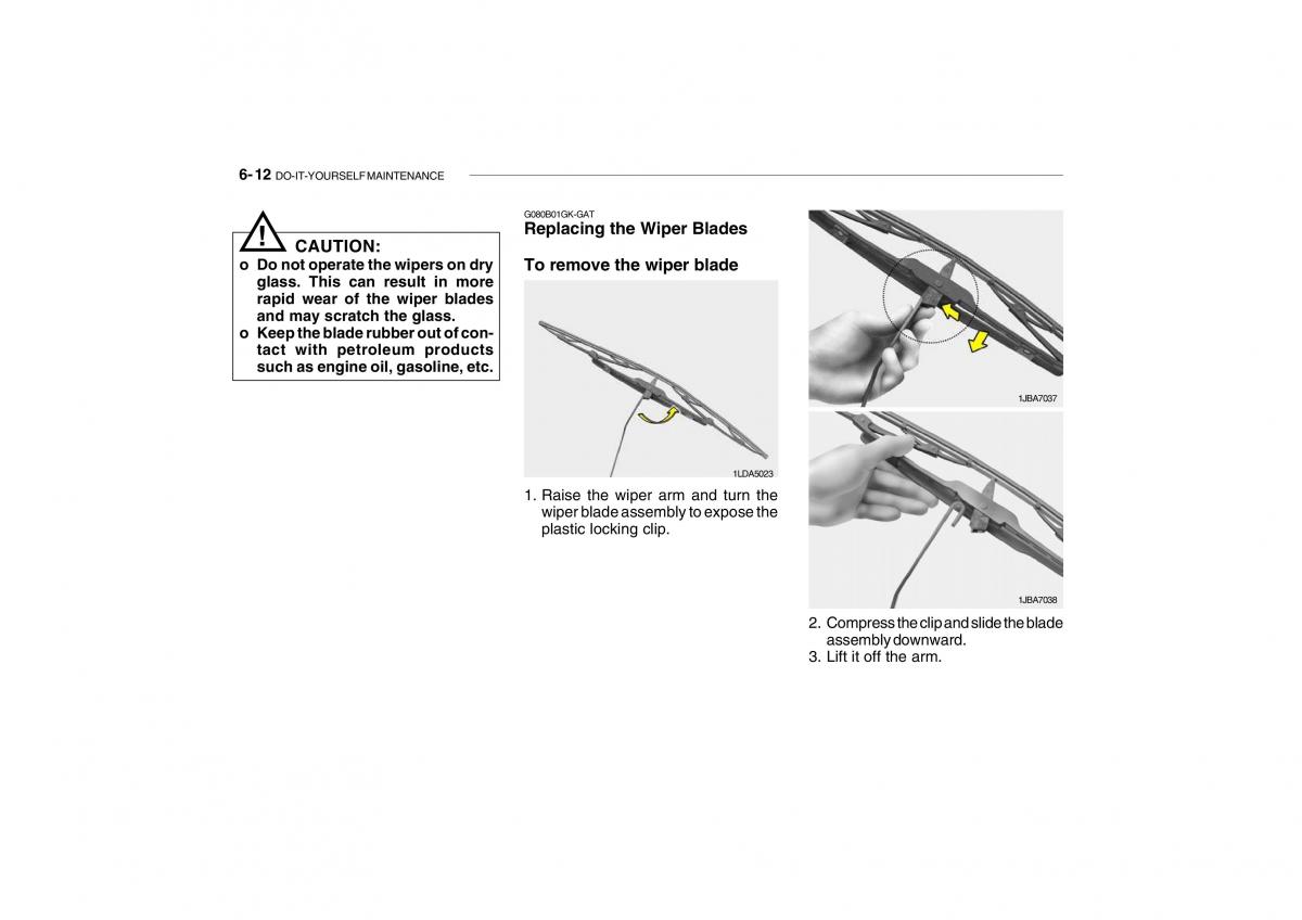 Hyundai Getz owners manual / page 207