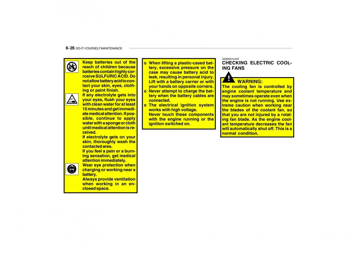 Hyundai Getz owners manual / page 221