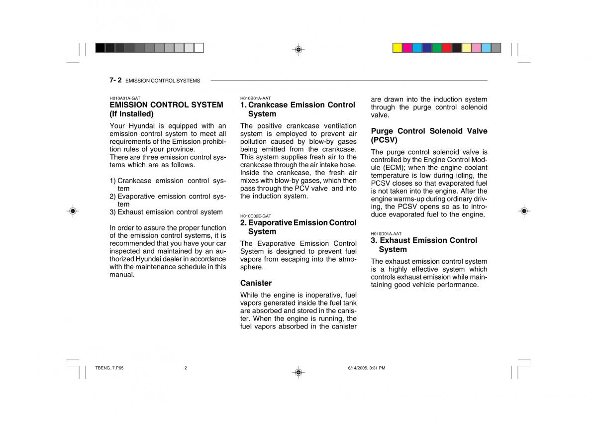 Hyundai Getz owners manual / page 236