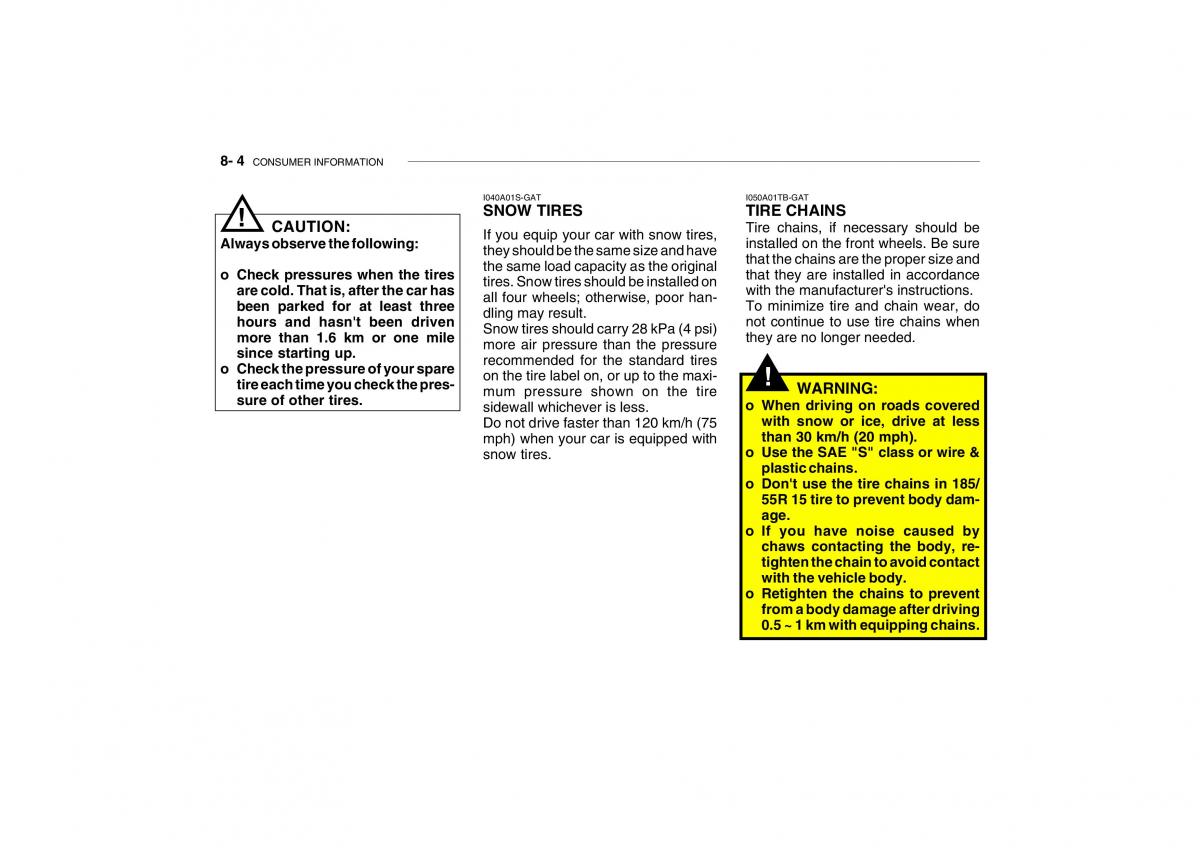 Hyundai Getz owners manual / page 242