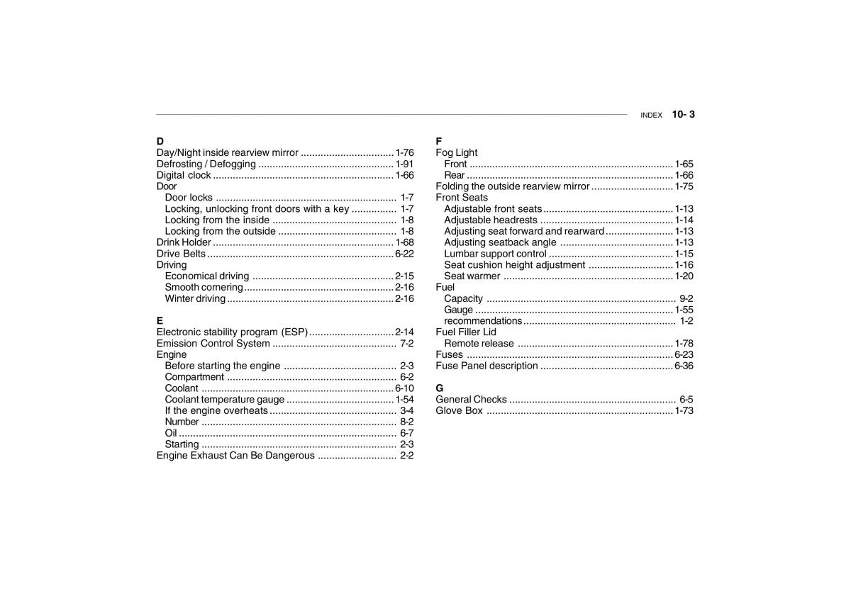 Hyundai Getz owners manual / page 251