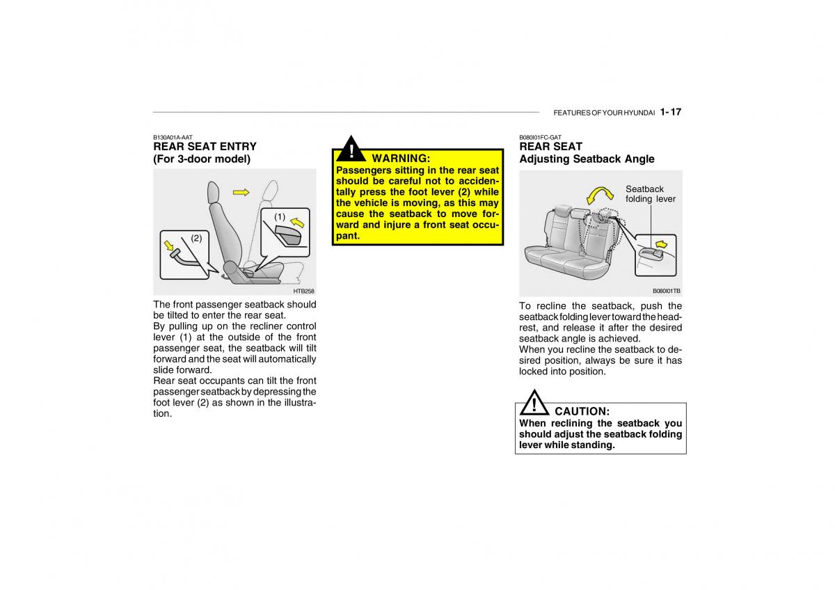 Hyundai Getz owners manual / page 29