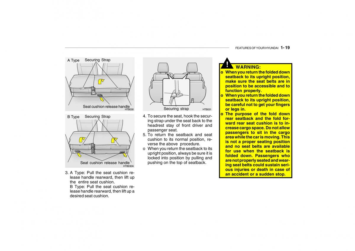 Hyundai Getz owners manual / page 31