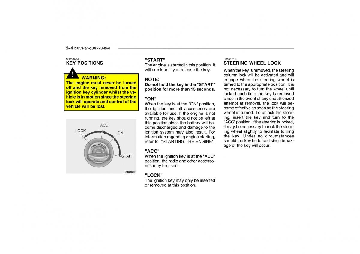 Hyundai Getz owners manual / page 364