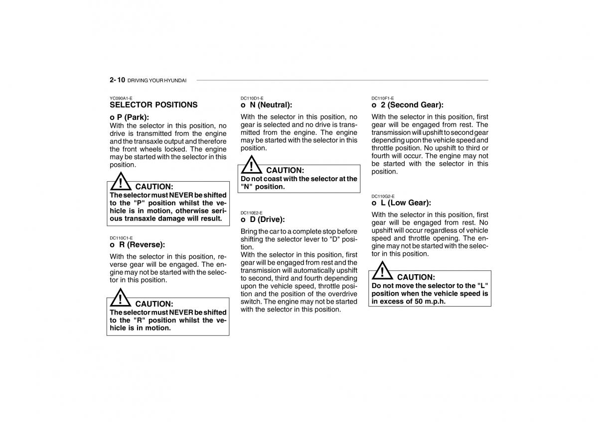 Hyundai Getz owners manual / page 370