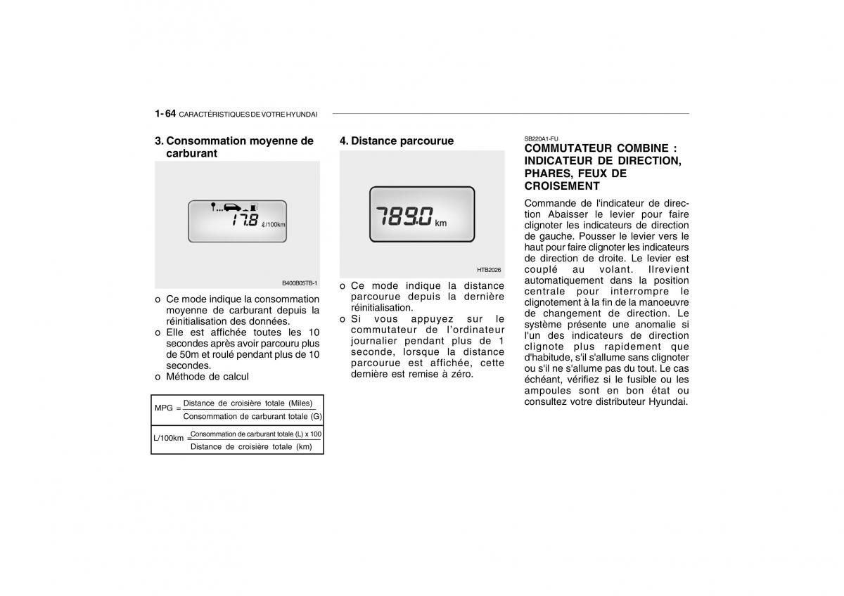 Hyundai Getz manuel du proprietaire / page 74