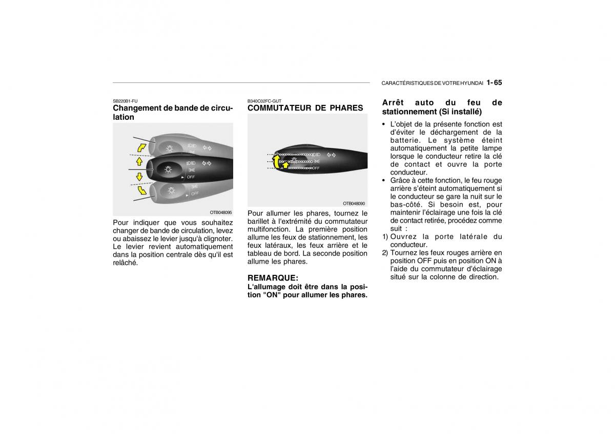 Hyundai Getz manuel du proprietaire / page 75