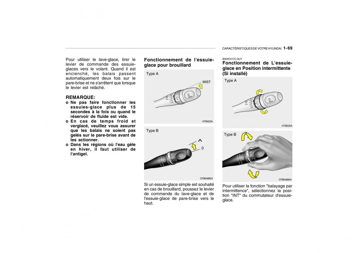 Hyundai Getz manuel du proprietaire / page 79