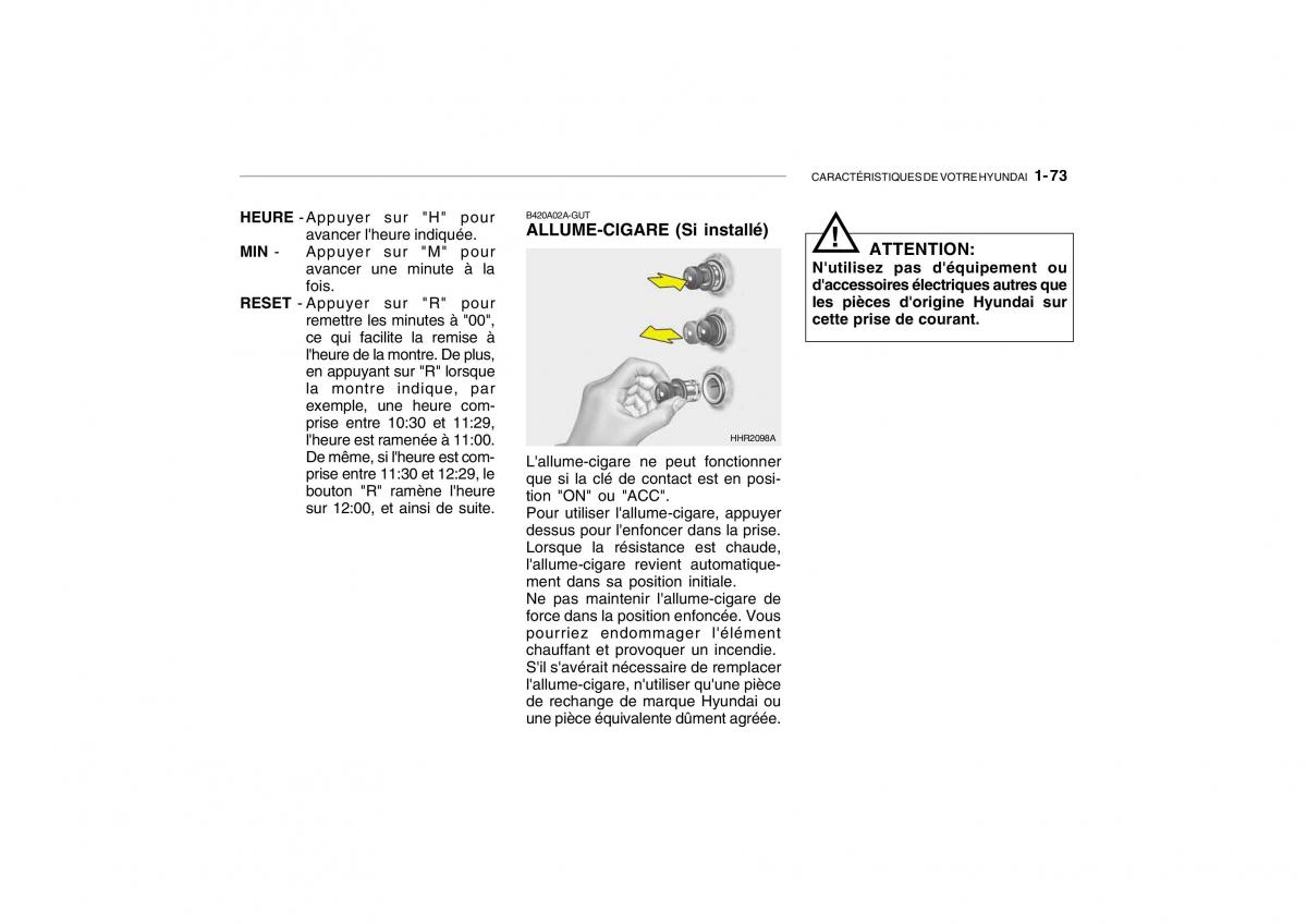 Hyundai Getz manuel du proprietaire / page 83