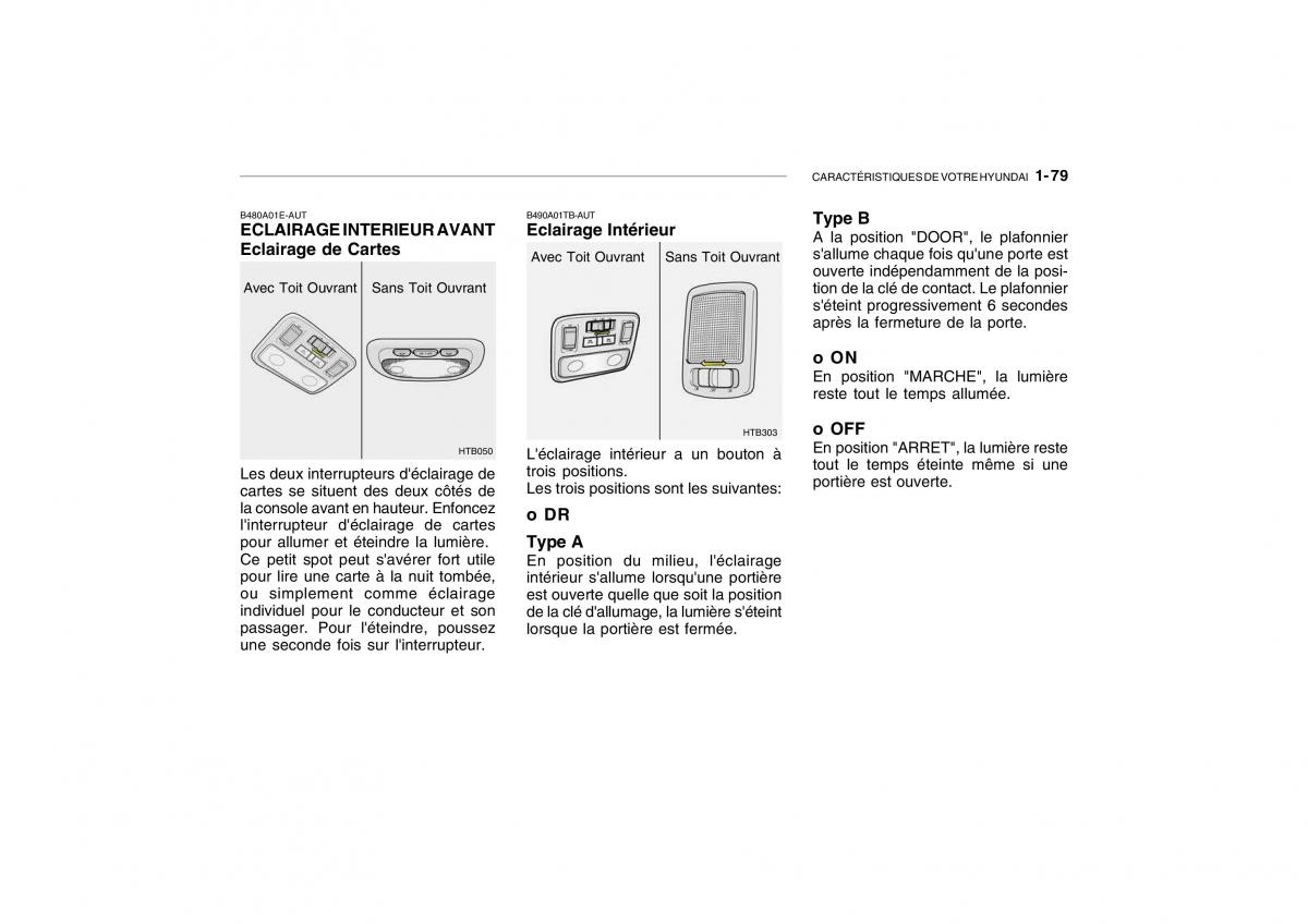 Hyundai Getz manuel du proprietaire / page 89