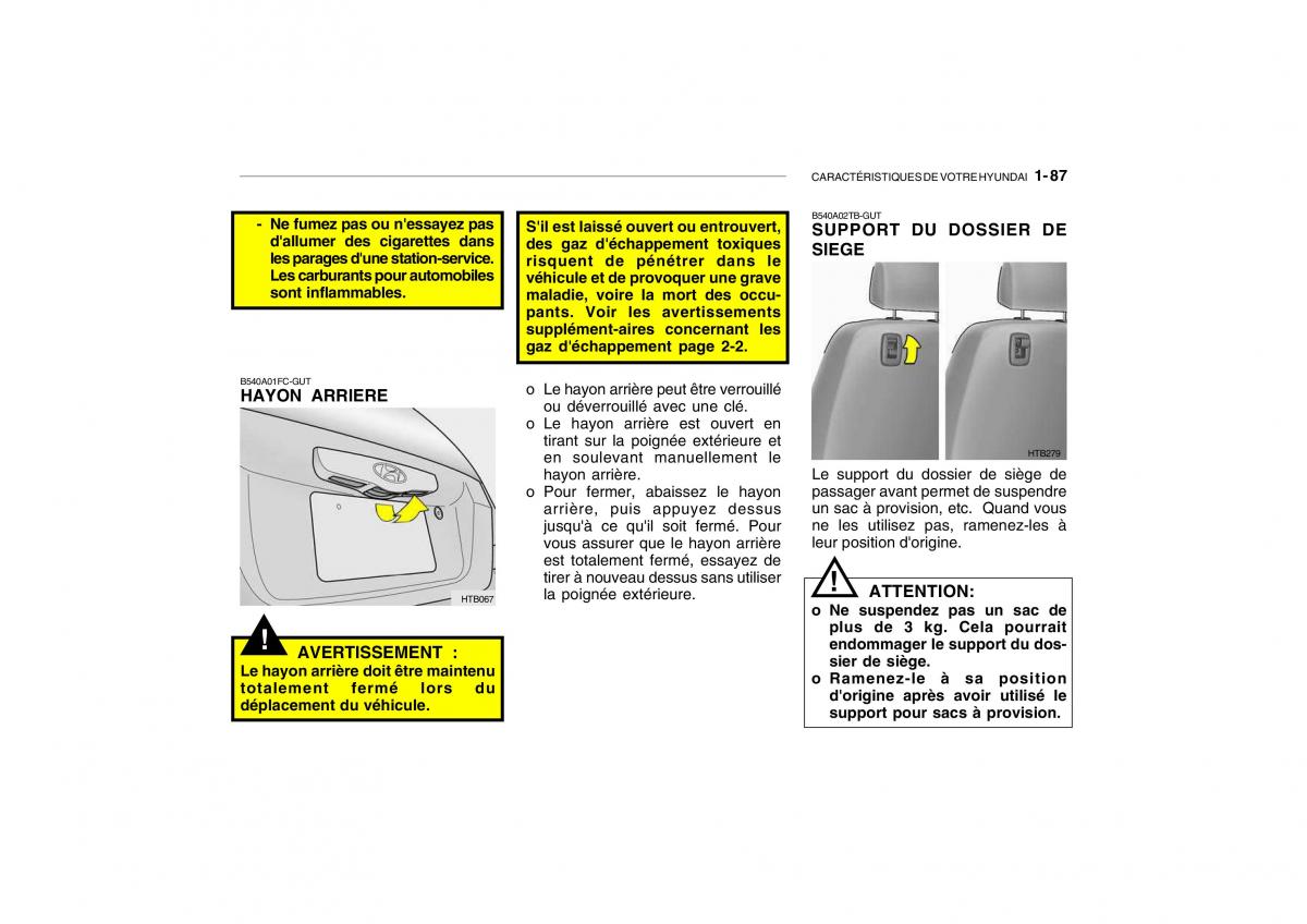 Hyundai Getz manuel du proprietaire / page 97